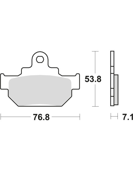BROMSBELÄGG LMP181ST