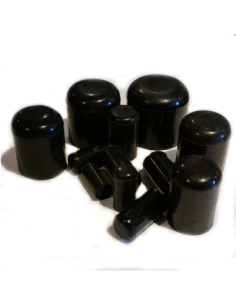 Silikonhatt 12mm Svart
