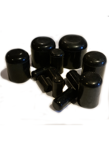 Silikonhatt 12mm Svart