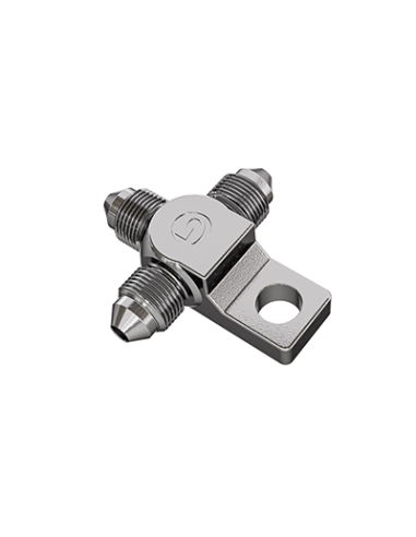 TEE 3/8 JIC MALE W/LUG