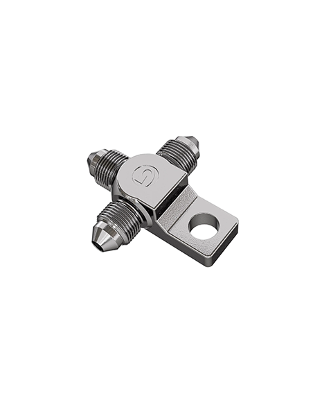 TEE 3/8 JIC MALE W/LUG