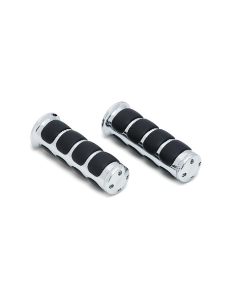 ISO GRIPS CHROME -'08-UP ELEC TH