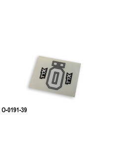 Sticker "Ö TTX" White/black"