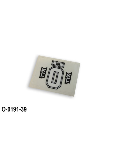 Sticker "Ö TTX" White/black"