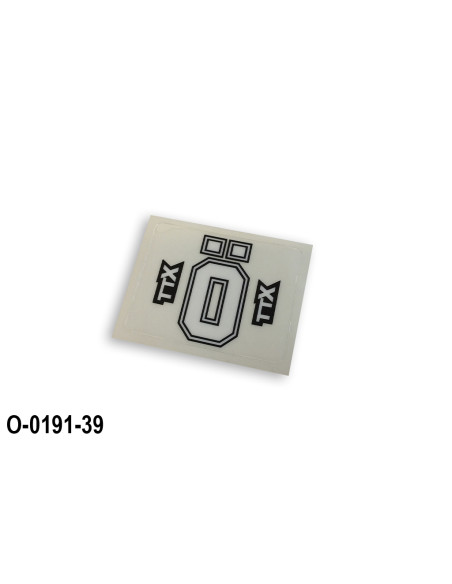 Sticker "Ö TTX" White/black"