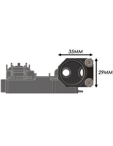 FLEX FUEL SENSOR ADAP SPLIT FLOW