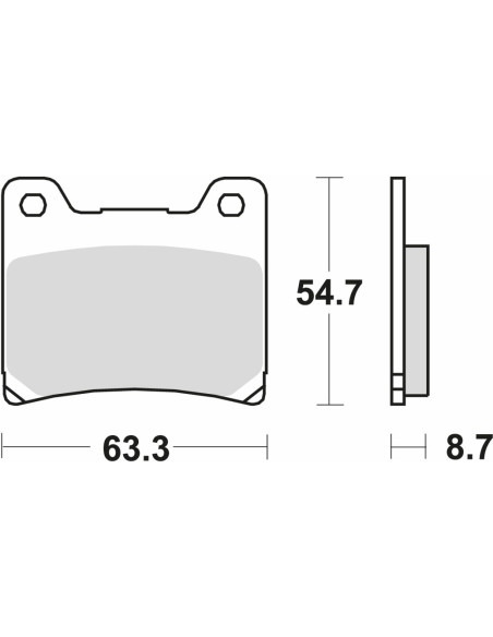 BROMSBELÄGG LMP155SR