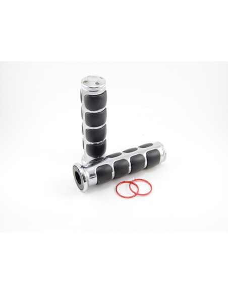 ISO GRIPS,CHROME,FOR GOLDWING