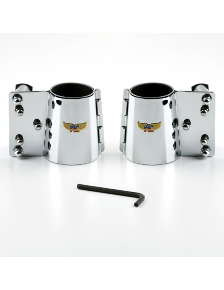 CHROME KIT COVERED FORKS VT750 ACE