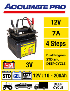 ACCUMATE PRO LADDARE 12V-7A-S 2