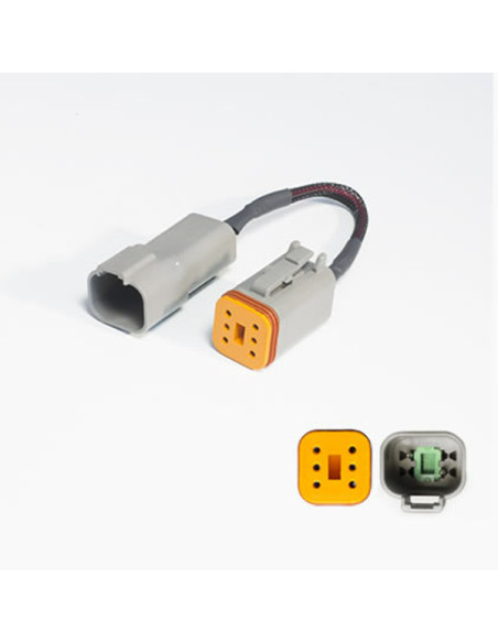PV CABLE 6-PIN TO 4-PIN PWR LEAD