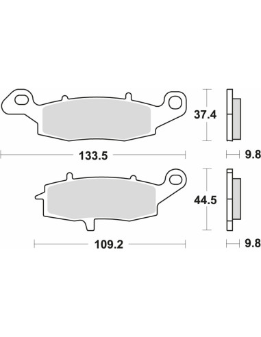 BROMSBELÄGG LMP520SR