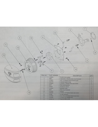 CARBURETOR  THROTTLE BODY MOUNT BR