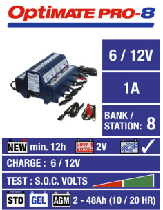 OPTIMATE PRO 8-S BATTERILADDARE 2
