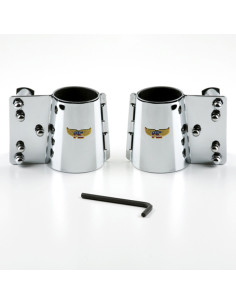 CHROME KIT, COVERED FORKS WIDE