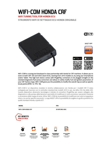 WIFI-COM HONDA CRF 250/450 -