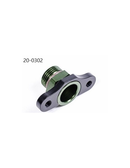 FPR ADAPTER, 8AN ORB, 16MM BORE,