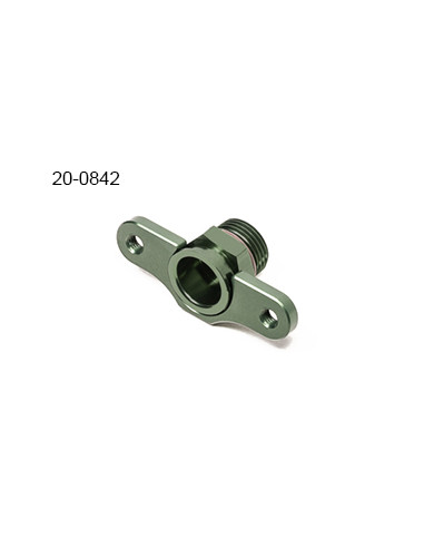 FPR ADAPTER, 8AN ORB, 16MM BORE,