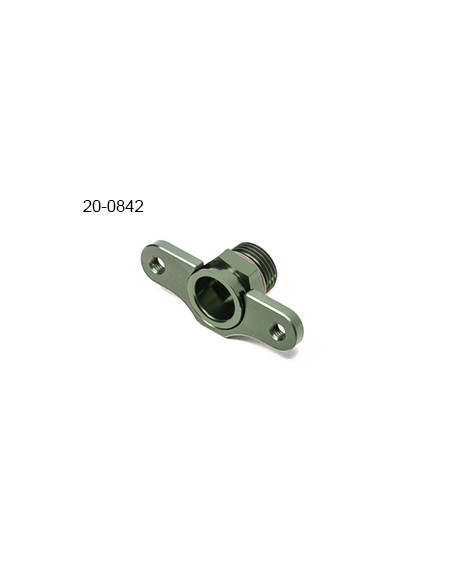 FPR ADAPTER, 8AN ORB, 16MM BORE,