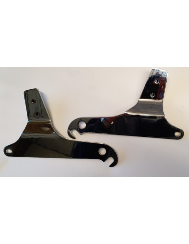 SISSY BAR SLIDE PLATES ROAD KING